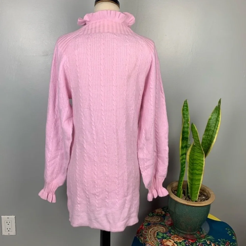 Tularosa Pink Long Sleeve Dress - Picture 3 of 8